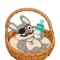 Happy Milk Carton Sticker