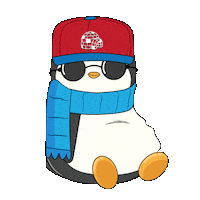 Hungry Penguin Sticker by Pudgy Penguins