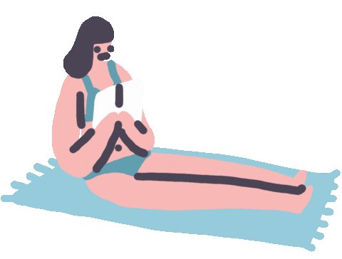 Girl Summer Sticker by Sara Maese