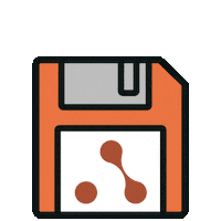 Cloud Backup Sticker by Adentro