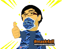 Mask Corona Sticker by aworkplus
