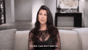 I Dont Want To Kourtney Kardashian GIF by HULU