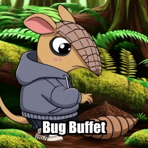 Forest Armadillo GIF by Chillo Dillo