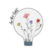Flowers Jesus Sticker