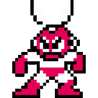 JavaJake pixel nintendo boss sprite Sticker