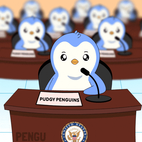 Crypto Penguin GIF by Pudgy Memez