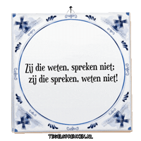 Nl Wijsheid Sticker by Tegelspreuken.nl