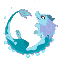 Water Dragon Sticker Sticker by Walt Disney Studios