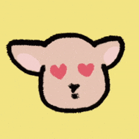 GreyRabbitu love heart like heartbeat GIF