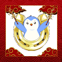 Chinese New Year Penguin Sticker by Pudgy Penguins