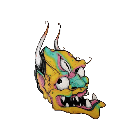 Japan Yokai Sticker by BOYISHMIND