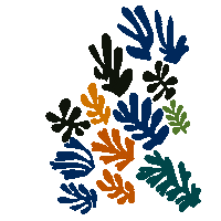 Sad Modern Art Sticker