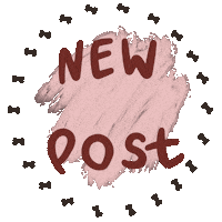 Dog New Post Sticker
