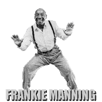 Frankie Manning Lindy Hop Sticker by iLindy