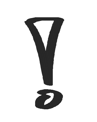 morgontidningen giphyupload black exclamation point morgontidningen Sticker