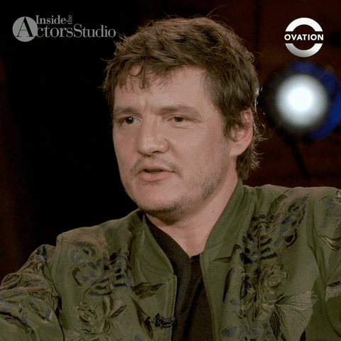 Ovationtv giphyupload pedro pascal inside the actors studio break the rules GIF