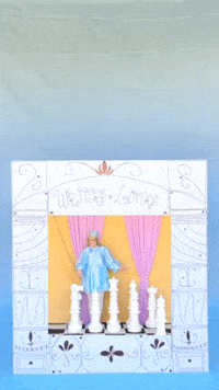 Chess Game Disney GIF by Anja Kotar