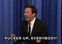 Jimmy Fallon Kiss GIF by The Tonight Show Starring Jimmy Fallon