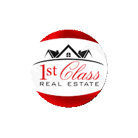 Real Estate House Sticker by 1st Class Real Estate