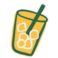 Iced Coffee Sticker by Copper Cow Coffee