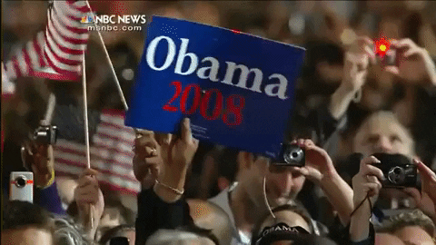 news giphydvr barack obama giphynewsarchives victory speech GIF