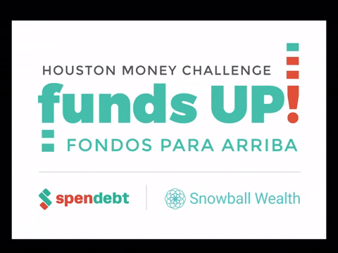 fundsup giphyupload houston money challenge funds up fondos para arriba GIF