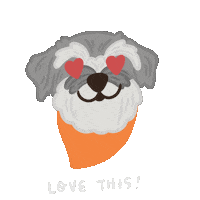 Dog Sticker by Ann of Facedit