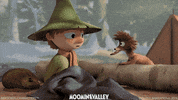 moominofficial moomin moominvalley moomins snufkin GIF