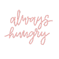 Hungry Food Sticker