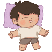 Tired Good Night Sticker by Cosytales