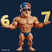 6 7 Hand Gesture GIF by Bad Timing Studio