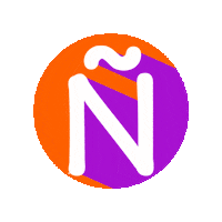 Orange Abc Sticker