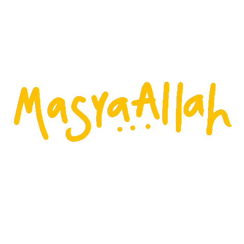 typoosel giphyupload typography masyaallah masyaallah tabarakallah Sticker