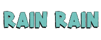 Sad Rain Sticker