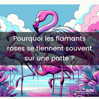 Flamants Roses GIF by ExpliquePourquoi.com