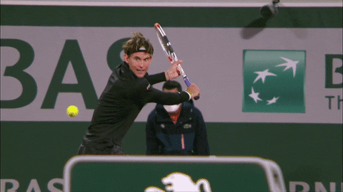 Dominic Thiem Sport GIF by Roland-Garros