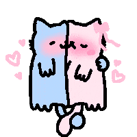 Love You Cat Sticker by sillynub