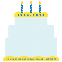 Birthday Sticker by Lutheran Church of Hope