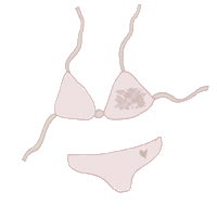 Bikini Sticker by muypotra