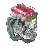 Honda Illustration Sticker by kneapolitan