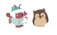 Christmas Snow Sticker by Squishmallows