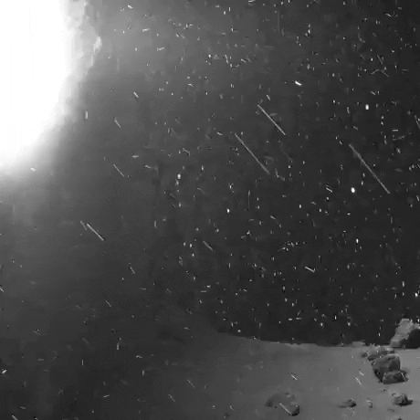 rosetta spacecraft comet GIF
