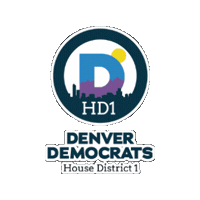 denverdemocrats democrats denverdems denverdemocrats Sticker