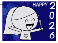 Happy New Year GIF by Minka Comics