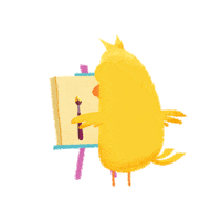 Drawing Painting Sticker by PlayKids