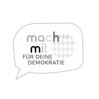Demokratie Machmit Sticker by bayerisches_sozialministerium