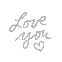 I Love You Heart Sticker by Jessica Lau