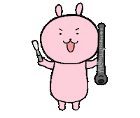 うさぎ Oboe Sticker