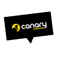 Canary Connections Sticker by Caban Condos Mexico