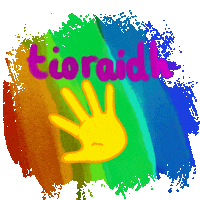 Rainbow Goodbye Sticker